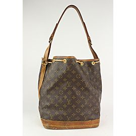 Louis Vuitton Monogram Noe Drawstring Bucket Hobo 7LV1022