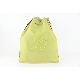 Louis Vuitton LV Cup Lime Green Damier Geant Volunteer Noe Drawstring Bucket 920lv90