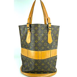 Louis Vuitton Bucket Marais Monogram Gm French Co Usa 9lva724 Brown Coated Canvas Tote