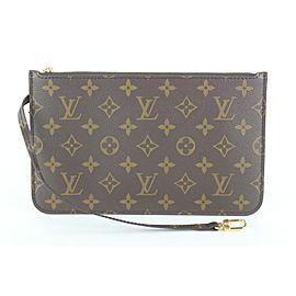 Louis Vuitton Monogram Teddy Neverfull Pochette Wristlet Pouch Bag 266lvs512