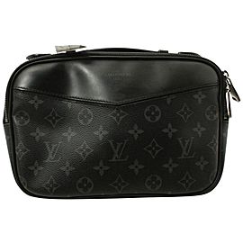 Louis Vuitton Black Monogram Eclipse Bumbag Waist Pouch Fanny Pack 861817