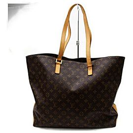 Louis Vuitton Cabas Alto XL Monogram Tote Gm 872828 Brown Coated Canvas Shoulder Bag