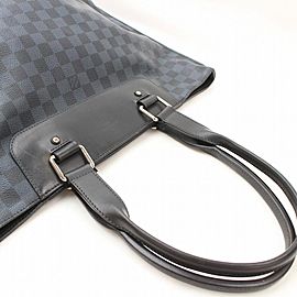 Louis Vuitton Cabas Cobalt Graphite 871416 Navy Blue Damier Tote