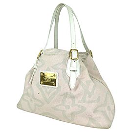 Louis Vuitton Cabas Limited Tahitienne Pm Monogram 872886 Pink Canvas Tote