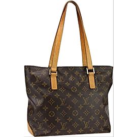 Louis Vuitton Cabas Piano Monogram Zip Pm 15la529 Brown Coated Canvas Tote