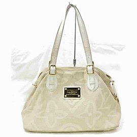 Louis Vuitton Tahitienne Cabas PM Beige Tote Rare Limited 860045