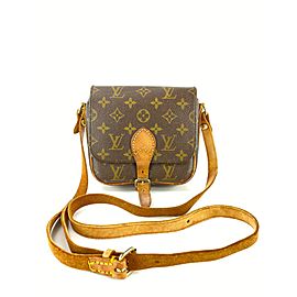 Louis Vuitton Monogram Mini Cartouchiere PM Crossbody Bag 28LVL1125