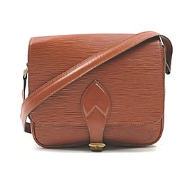 Louis Vuitton Brown Epi Leather Cartouchiere Crossbody Bag 862509