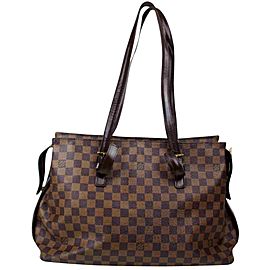 Louis Vuitton Damier Ebene Chelsea Zip Tote 860978