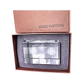 Louis Vuitton Crystal Fleur Paperweight 2la530