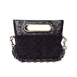 Louis Vuitton Limited Edition Black Monogram Motard Before Dark Chain Clutch 860427