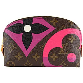 Louis Vuitton Game On Monogram Heart Cosmetic Pouch Make Up Case 20LVS1210