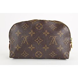 Louis Vuitton Monogram Demi Ronde Cosmetic Pouch Make Up Case 3LVS1211