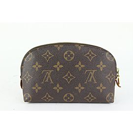 Louis Vuitton Monogram Cosmetic Pouch PM Demi Ronde Toiletry Case 928lv81