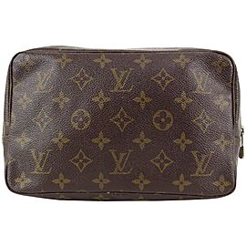 Louis Vuitton Monogram Trousse 23 Cosmetic Pouch Make Up Case 20lvs1231