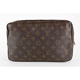 Louis Vuitton Monogram Trousse Toilette 28 Cosmetic Pouch Toiletry Case 4LVS1216