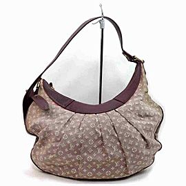 Louis Vuitton Rhapsody Hobo Bordeaux Monogram Idylle Mini Lin Croissant 860002