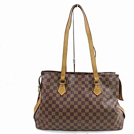 Louis Vuitton Damier Ebene Anniversary Columbine Zip Tote 871501