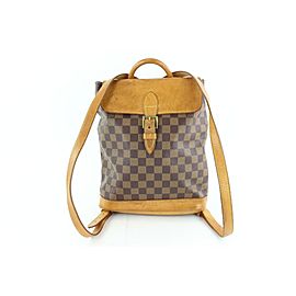 Louis Vuitton Soho Damier Ebene Arlequin Centenaire 3lz1129 Brown Coated Canvas Backpack