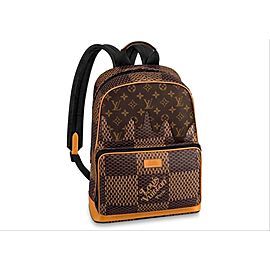 Louis Vuitton Damier Ebene Geant Nigo Campus Backpack Rare Runway Drip Melt 857730