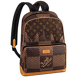 Louis Vuitton Damier Ebene Nigo Campus Backpack Rare Runway Drip Melt 860471