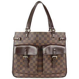 Louis Vuitton Damier Ebene Uzes Tote with Pocket Bag 108lv13