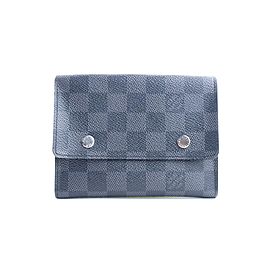 Louis Vuitton Damier Graphite Compact Snap Modulable Wallet 22lr0307 Grey Black Coated Canvas Clutch