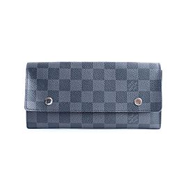 Louis Vuitton Damier Graphite Long Modulable Flap Wallet 19LR0307