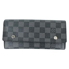 Louis Vuitton Damier Graphite Long Moldulable 10lvdg8917 Wallet