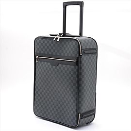 Louis Vuitton Damier Graphite Pegase 50 Rolling Luggage Trolley 861238