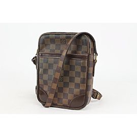 Louis Vuitton Damier Ebene Danube Crossbody Bag 4lv1018A