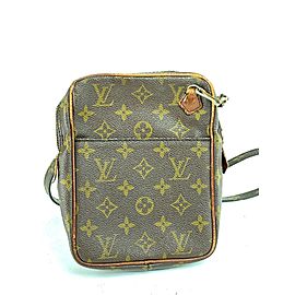 Louis Vuitton Danube Monogram 18lva624 Brown Coated Canvas Cross Body Bag