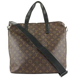 Louis Vuitton Monogram Davis 2way Tote Briefcase Bag 614lvs616