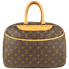 Louis Vuitton Monogram Deauville Bowler Dome Bag 913lv29