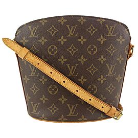 Louis Vuitton Monogram Drouot Crossbody Bag 923lv2