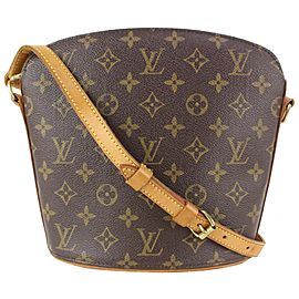 Louis Vuitton Monogram Drouot Crossbody Bag 99lv66