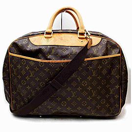 Louis Vuitton Monogram Alize 2 Poches Luggage Bandouliere Duffle with Strap 860519