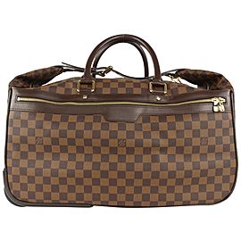 Louis Vuitton Damier Ebene Eole 50 Rolling Luggage Wheels Duffle Convertible 1018lv9