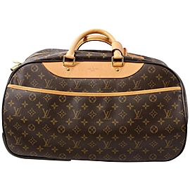 Louis Vuitton Monogram Eole 50 Convertible Duffle Rolling Suitcase Luggage 861357