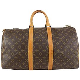 Louis Vuitton Monogram Keepall 45 Boston Duffle Bag 1119lv48