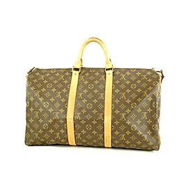 Louis Vuitton Monogram Keepall Bandouliere 50 Duffle Bag with Strap 1lvlm621