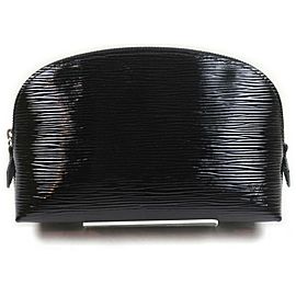 Louis Vuitton Black Epi Electric Cosmetic Pouch Make Up Pochette 862664