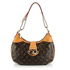 Louis Vuitton Etoile City Pm Quilted Monogram with Zipper 2la55 Brown Coated Canvas Hobo Bag