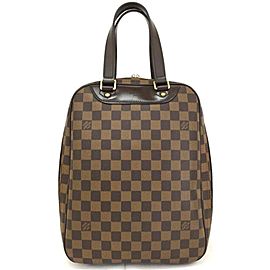 Louis Vuitton Ultra Rare Special Order Damier Ebene Sac Excursion Speedy Alma 860069