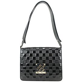 Louis Vuitton Black Damier Vernis Cabaret Club Flap Bag 40lvs625