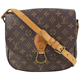 Louis Vuitton Monogram Saint Cloud GM Crossbody Flap Bag 920lv37