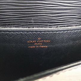 Louis Vuitton Black Epi Leather Saint Cloud Mini Crossbody Flap Bag 863279