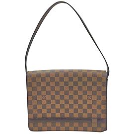 Louis Vuitton Damier Ebene Tribeca Carre Flap Bag 861318