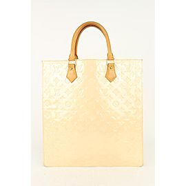 Louis Vuitton Special Order Beige Florentine Monogram Vernis Sac Plat 1LV811