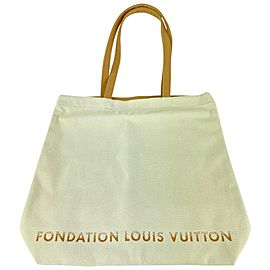 Louis Vuitton Ivory Fondation Museum Tote 29LVL1125